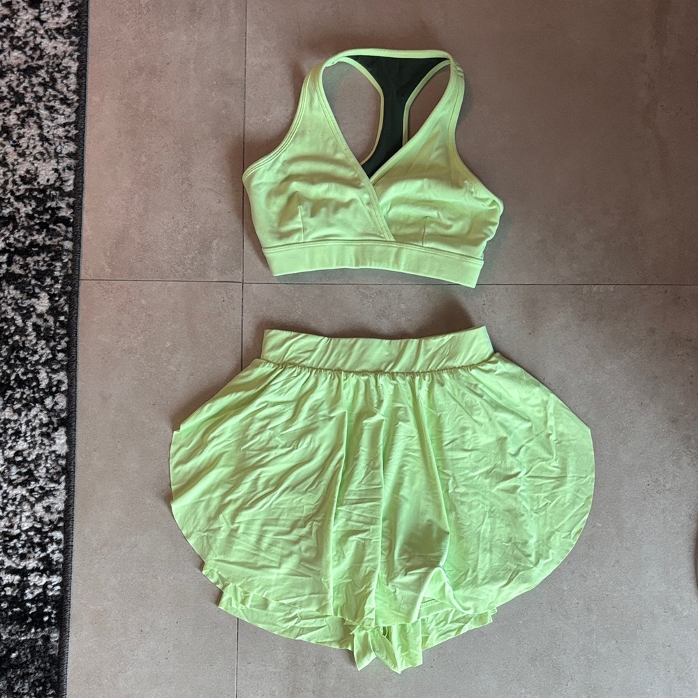 Buff Bunny Sway Short/Skort & Reversible Bra Set